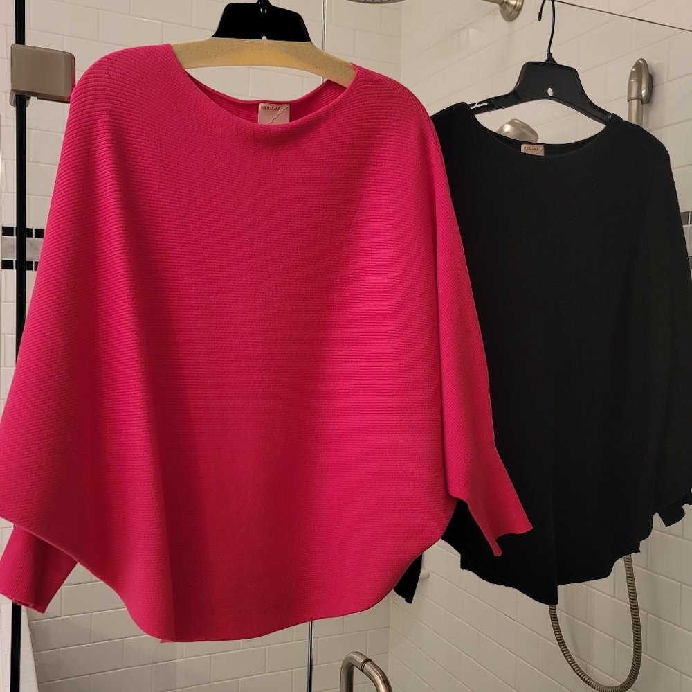 Kerisma Ryu Black and Pink Sweaters Lot